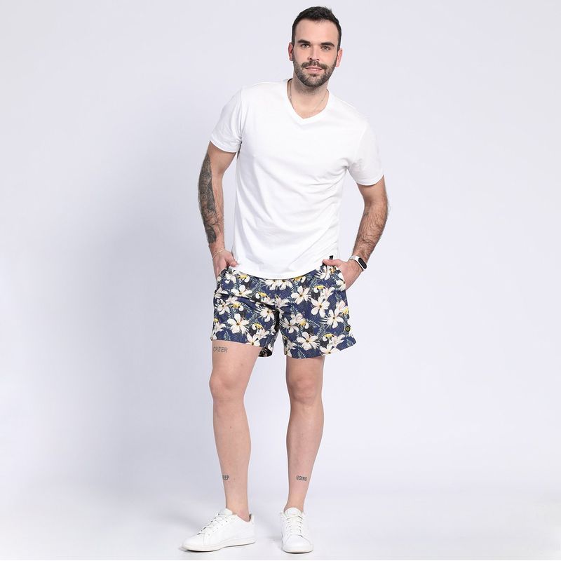 POTROS - Polera Cuello V Blanco POTROS