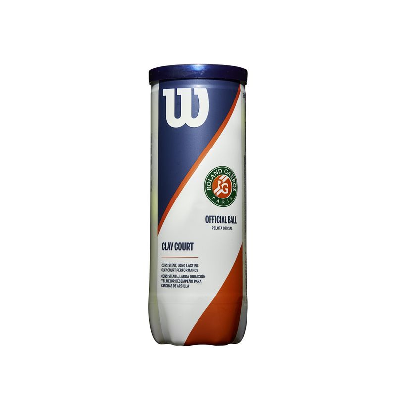 WILSON - Pelota Roland Garros Clay Ct 3 Ball Wilson
