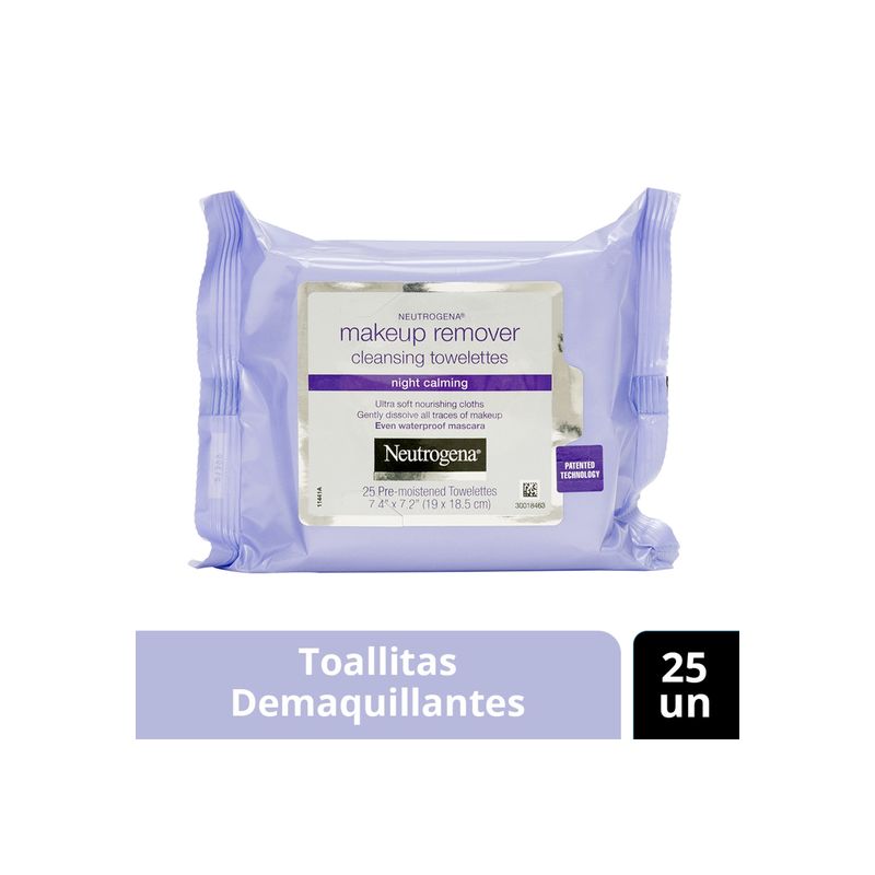 NEUTROGENA - Toallitas desmaquillantes NEUTROGENA® Night Calming x 25 un.