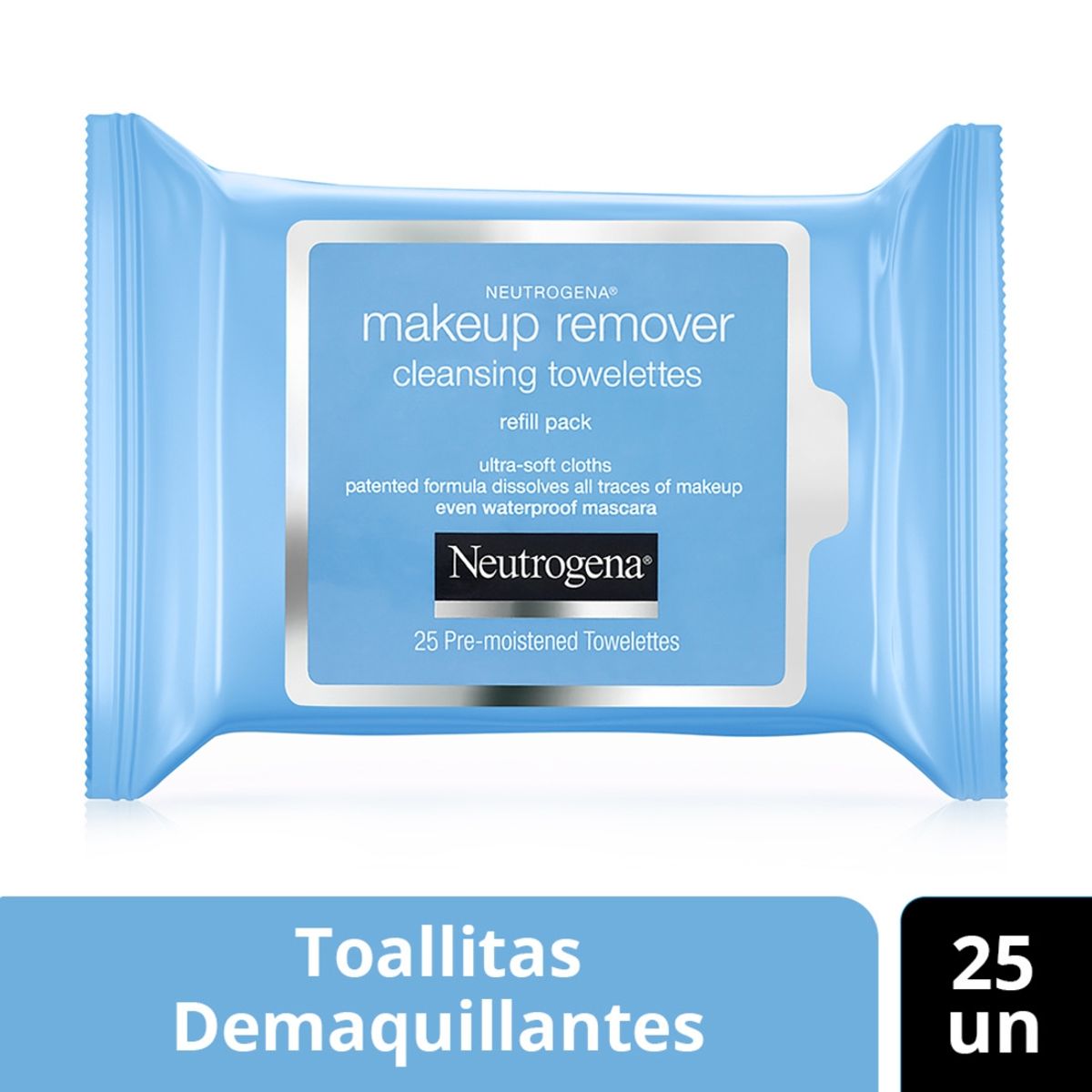 NEUTROGENA - Toallitas desmaquillantes NEUTROGENA® Piel Sensible x 25 un.