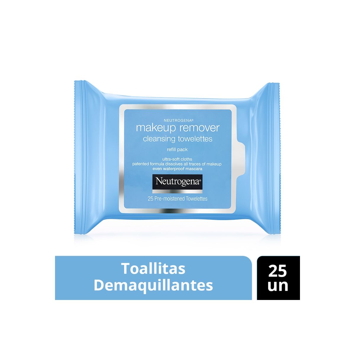 NEUTROGENA - Toallitas desmaquillantes NEUTROGENA® Piel Sensible x 25 un.