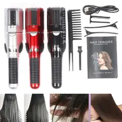 UNIVERSAL - CORTADORA Y BORDADORA DE PUNTAS PARTIDAS HAIR TRIMMER ROJA