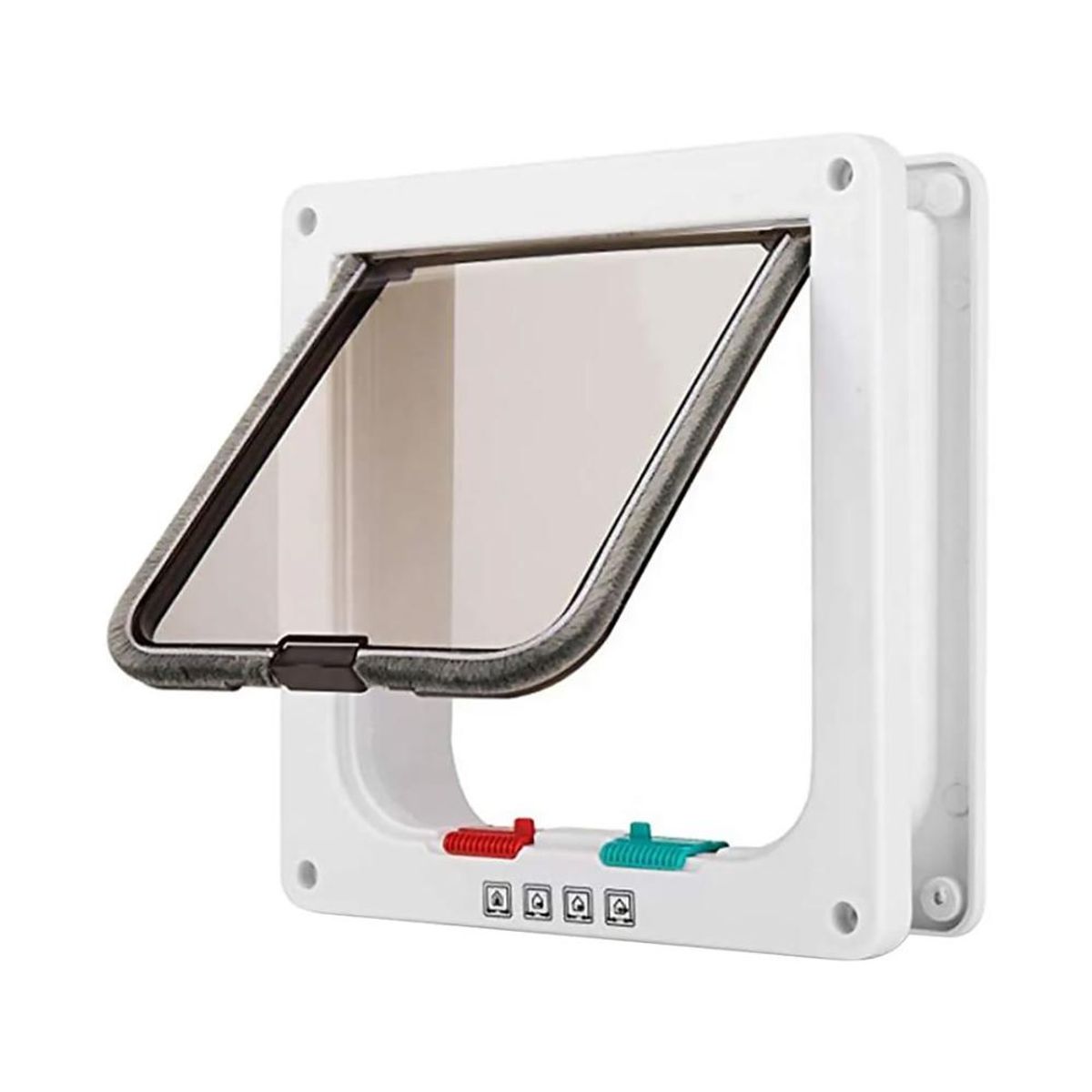 DETODOYMAS - Puerta Exterior Pequeña Para Perro Gato Mascota Talla S DETODOYMAS