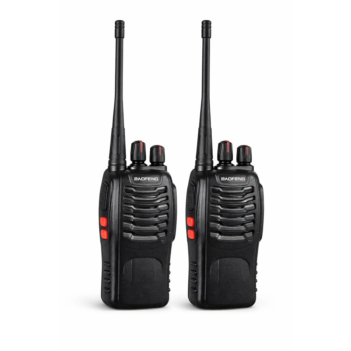 BAOFENG - Pack 2 Walkie Talkie Baofeng BF-888S Recargable 16 Canales 8km Camping Seguridad