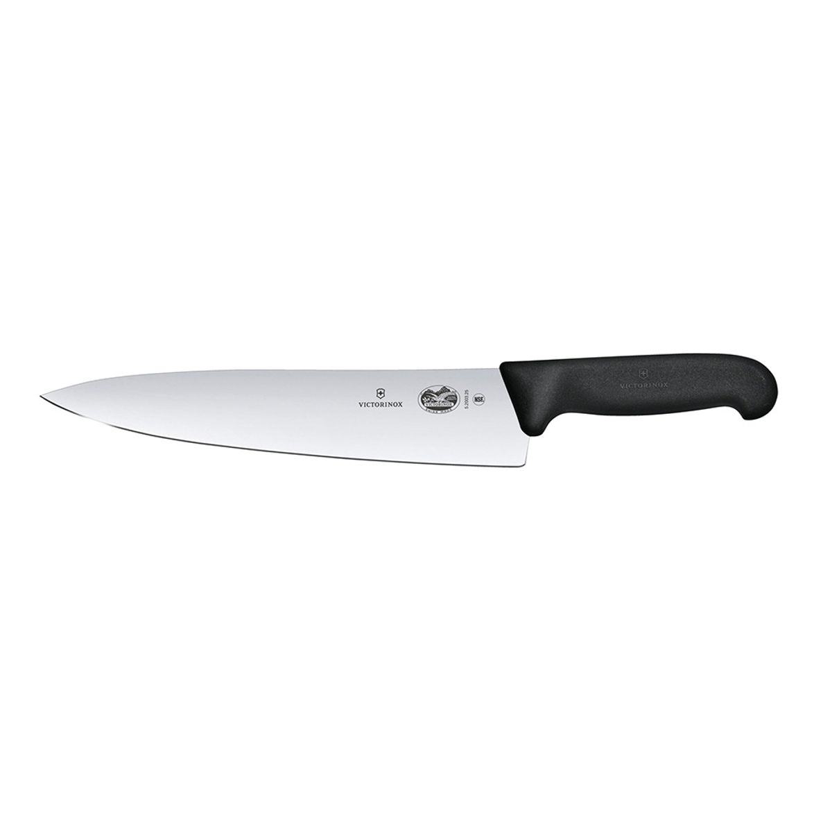VICTORINOX - Cuchillo para trinchar Fibrox color Negro. Hoja 25 cm. Victorinox