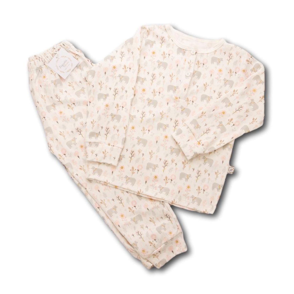 PEQUEÑA GRACIA - Pijama Laura 2 Piezas 100%  Algodón Pima