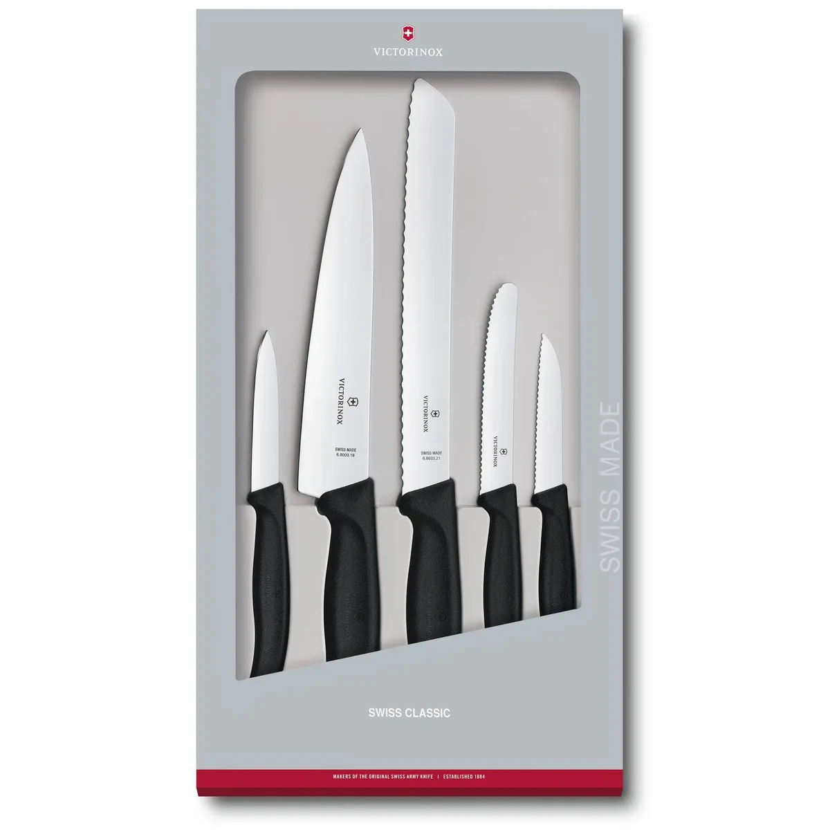 VICTORINOX - Juego de cocina Swiss Classic, 5 piezas
