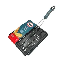 Tostador Enlozado Mango Abatible Desing