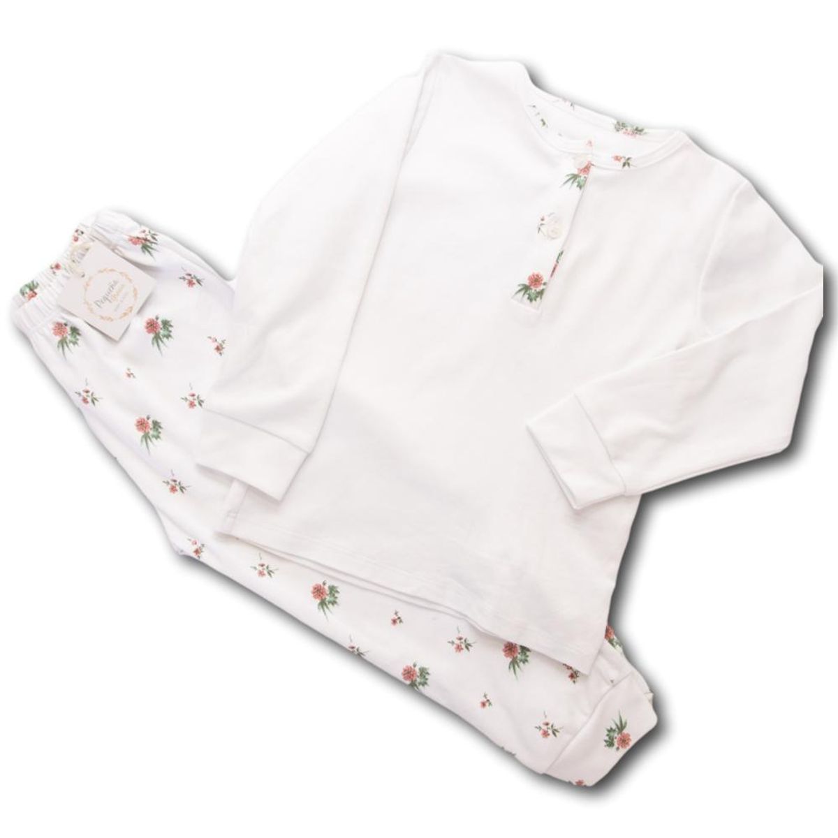 PEQUEÑA GRACIA - Pijama Laura 2 Piezas 100%  Algodón Pima