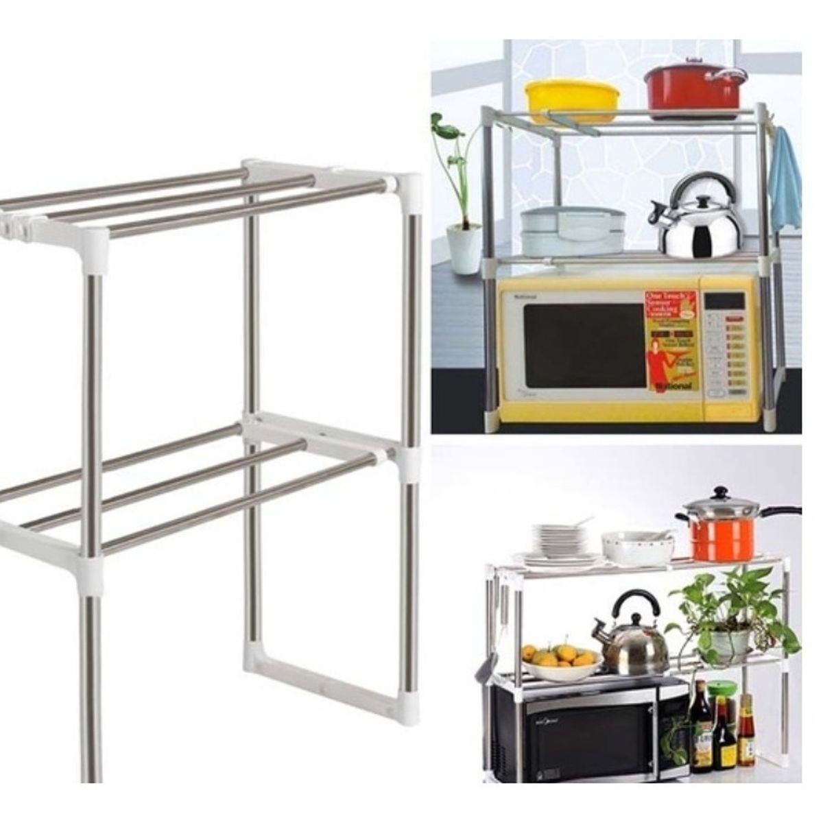 GENERICO - Estante De Cocina Para Horno Microondas Hogar