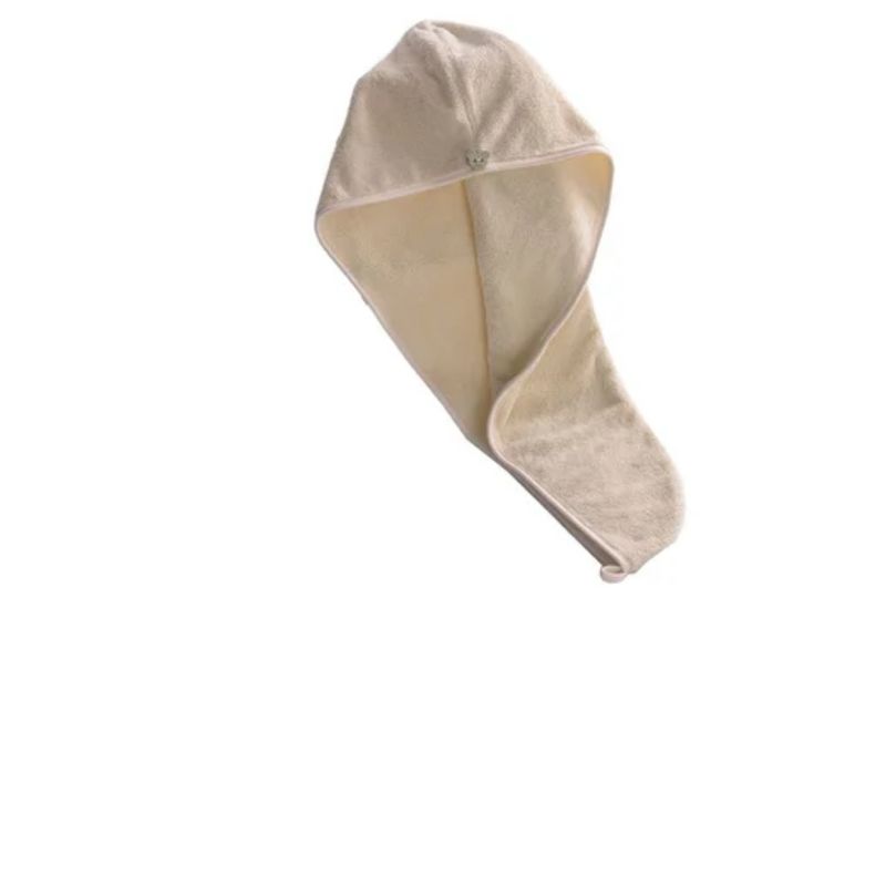GENERICO - Toalla Para Secar Pelo Turbante Microfibra Colores Cabello Beige