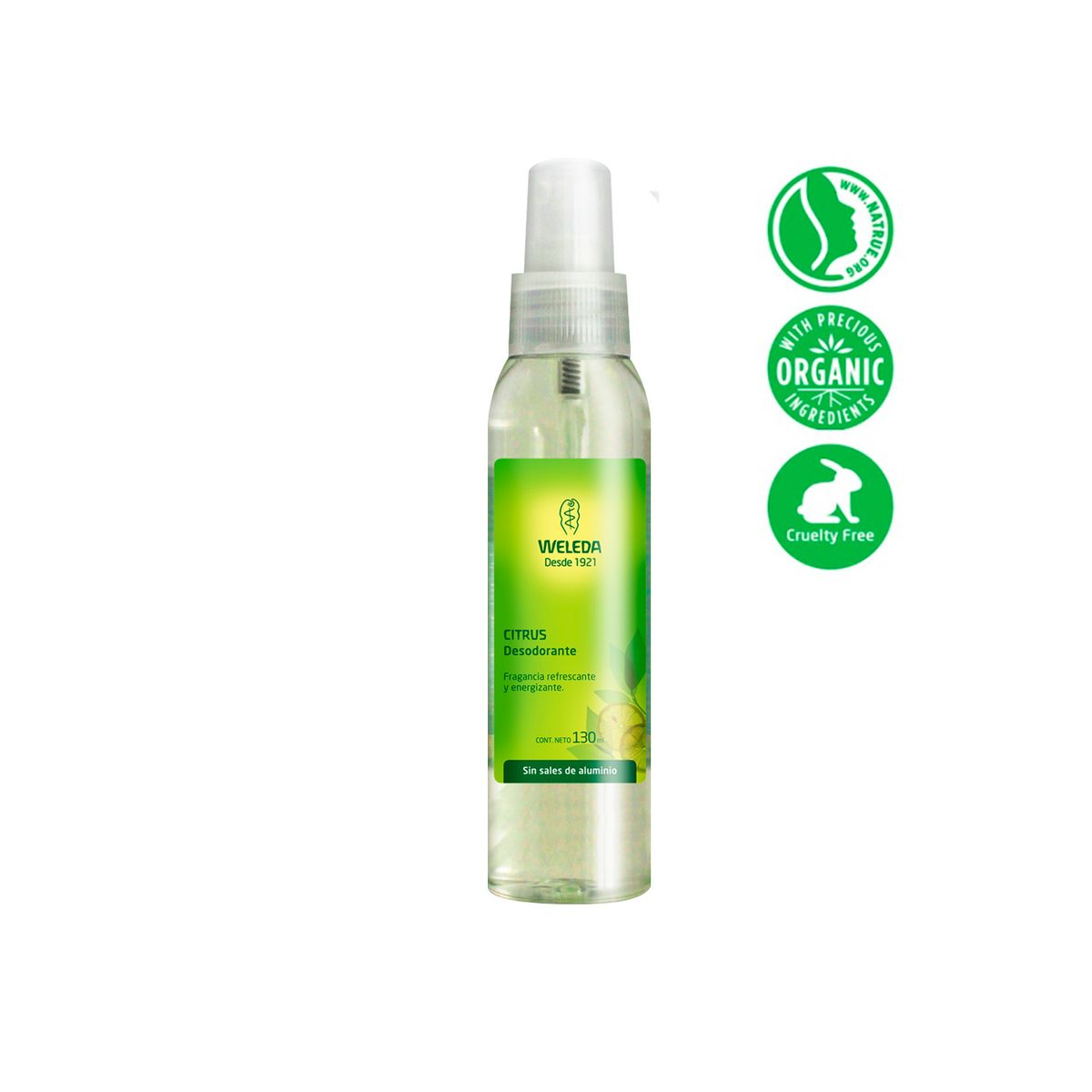 WELEDA - Desodorante Spray de Citrus 130 ml.