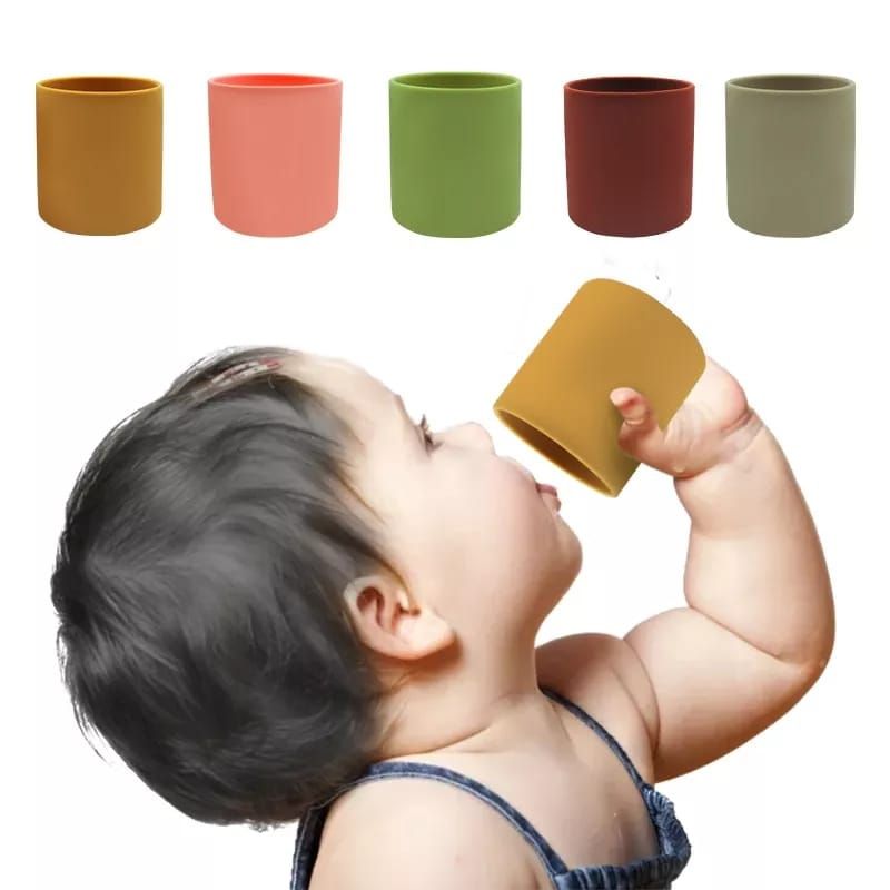 COCHOLITO KIDS - Vaso O Taza De Silicona De Aprendizaje Para Bebés Y Niños