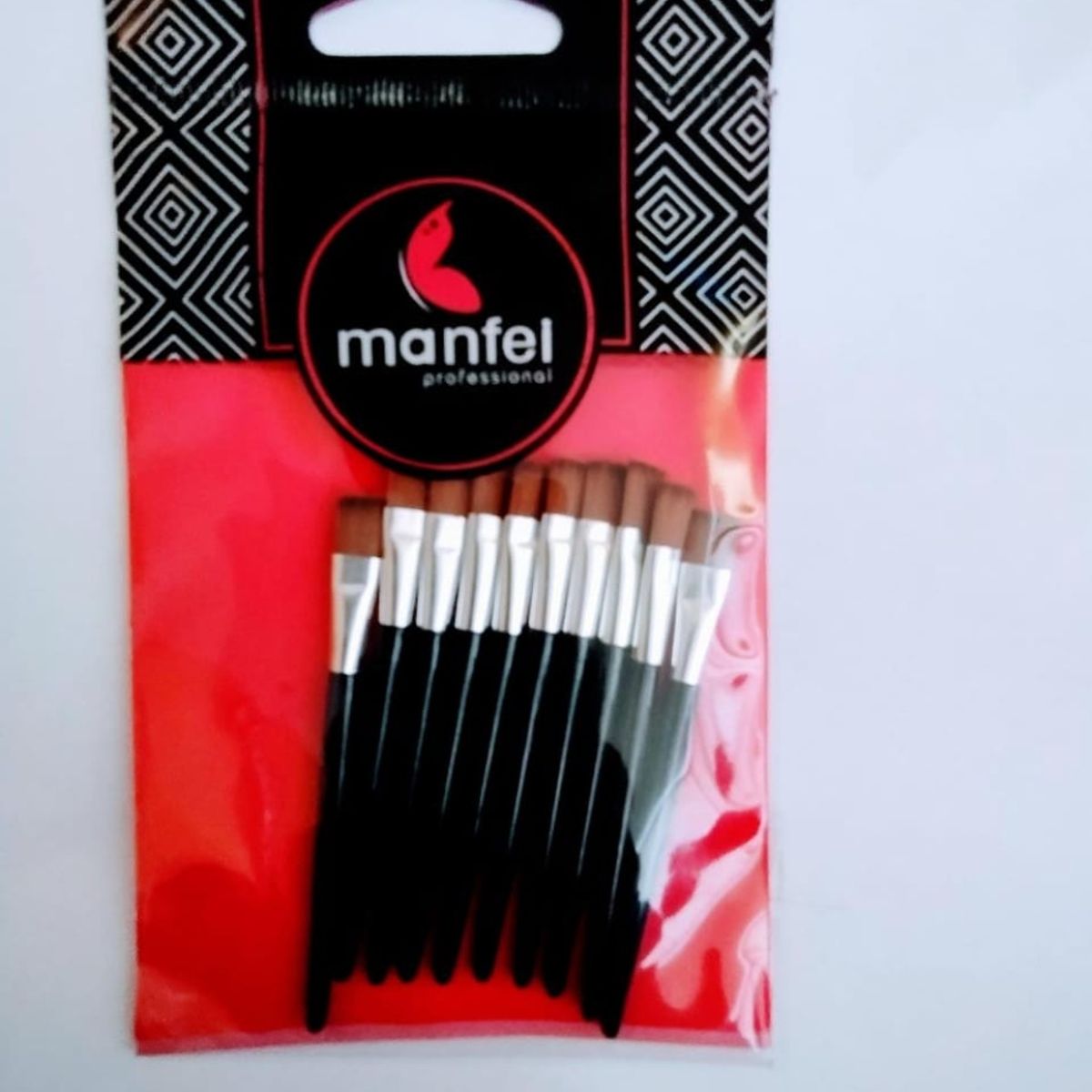 GENERICO - Mini set de 10 Pinceles de Maquillaje