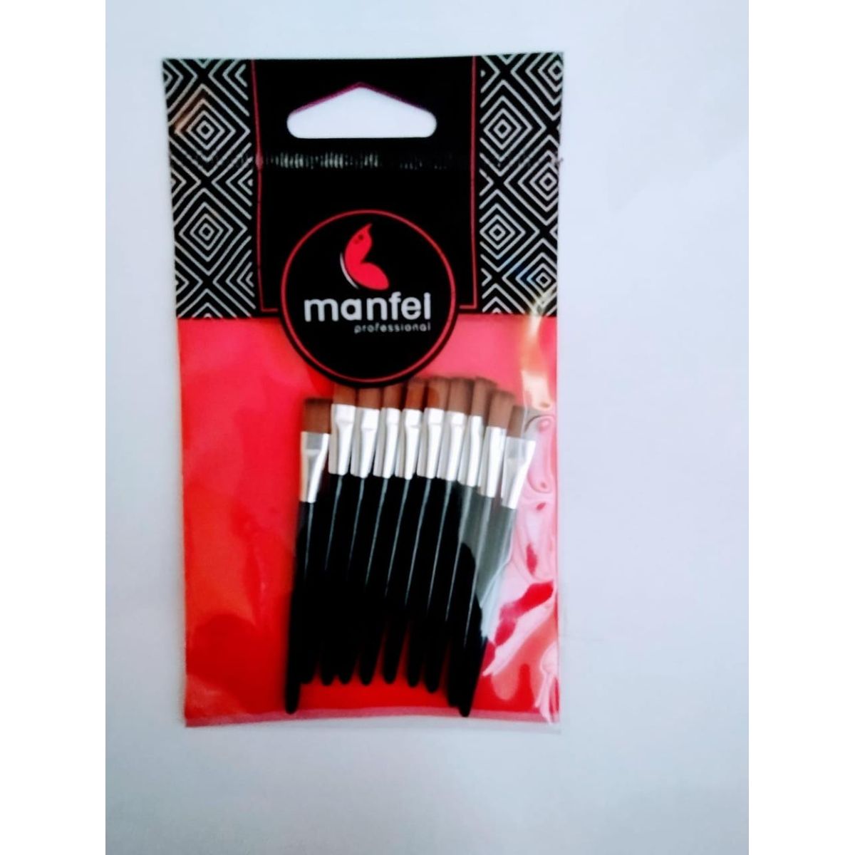 GENERICO - Mini set de 10 Pinceles de Maquillaje