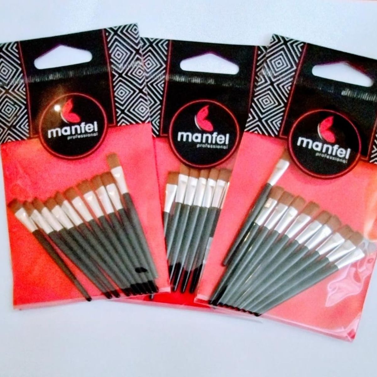 GENERICO - Mini set de 10 Pinceles de Maquillaje