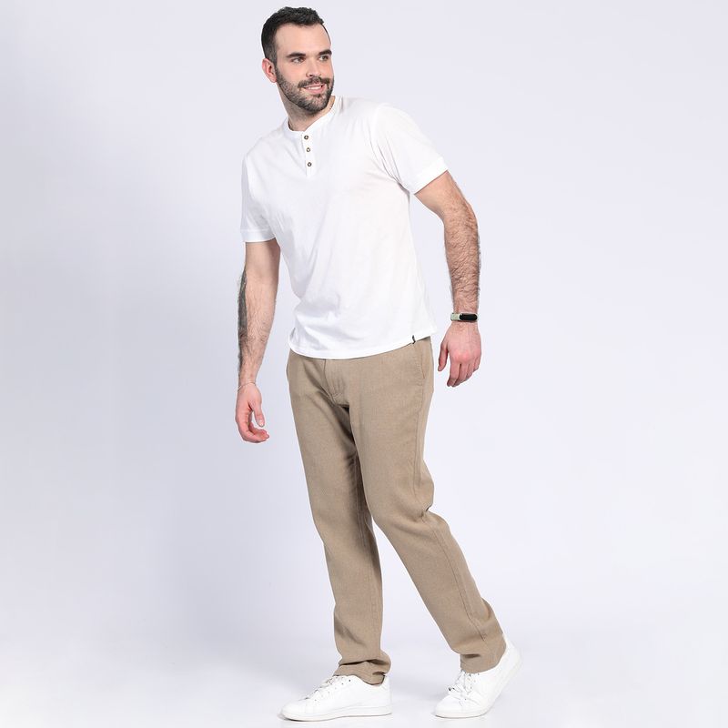 POTROS - Pantalón Fantasía 5 Bolsillos Beige POTROS