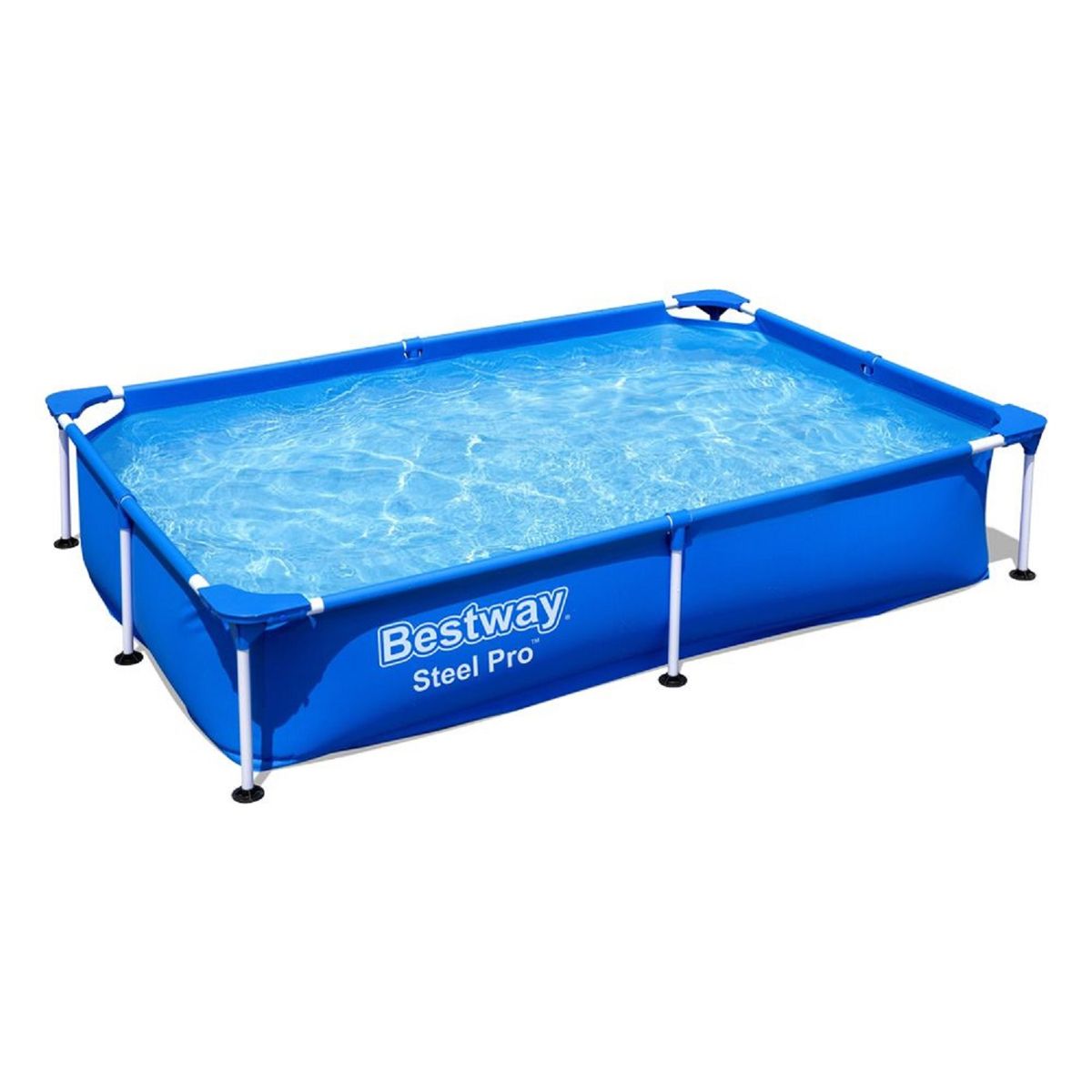 BESTWAY - PISCINA RECTANGULAR ESTRUCTURAL 221M X 150M X 43CM BESTWAY