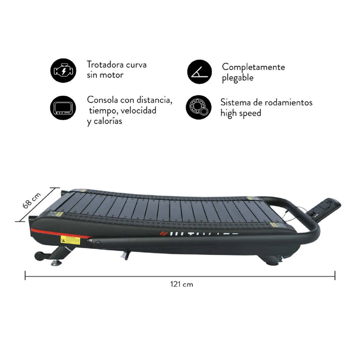 ULTIMATE FITNESS - TROTADORA CURVA C200