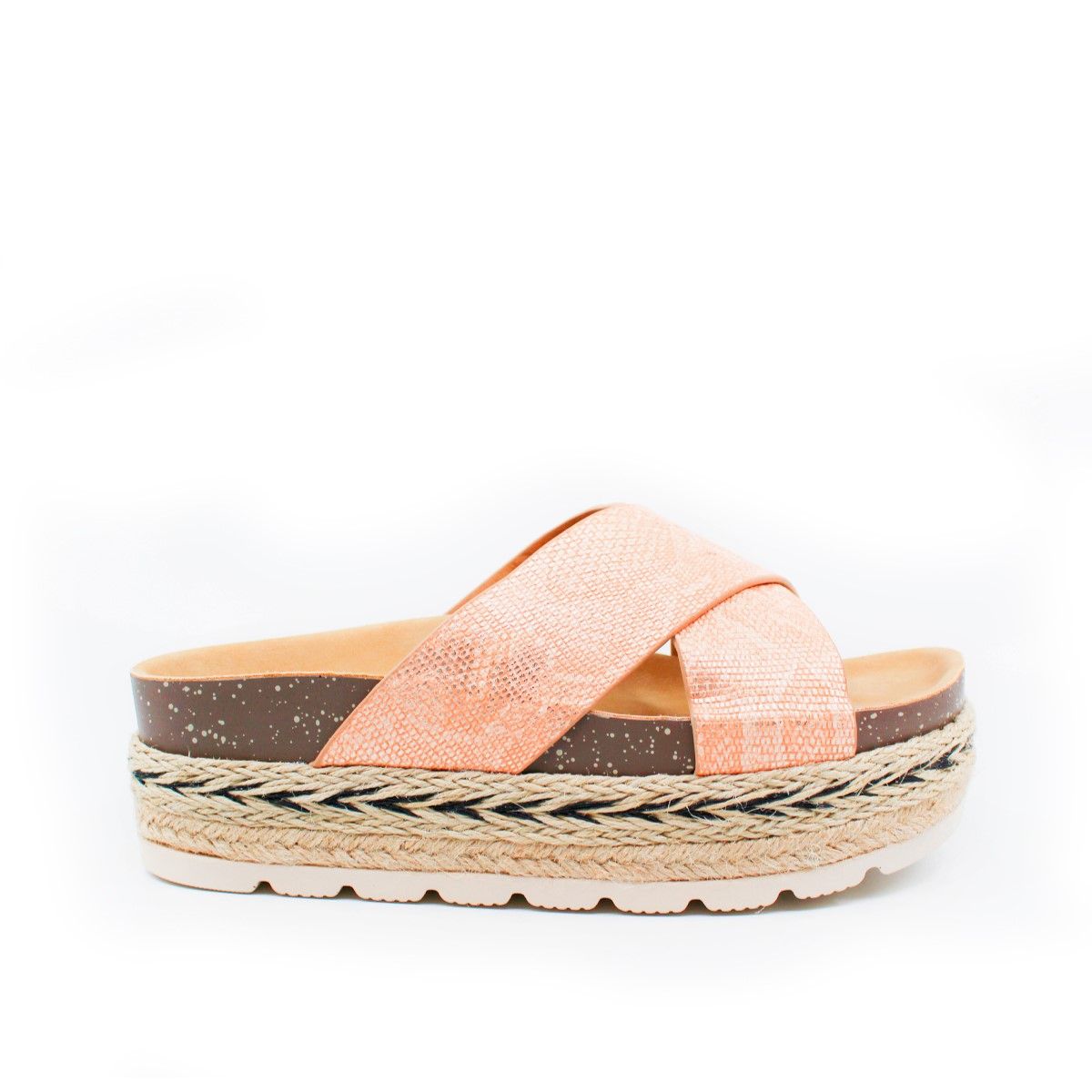 STYLO - Sandalia mujer Thais rosada Stylo Shoes
