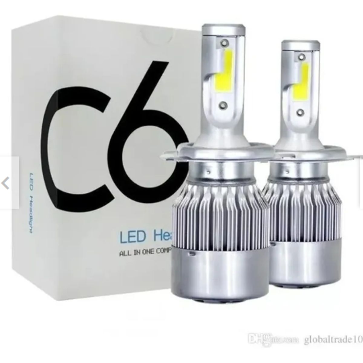 GENERICO - Kit Luces Led Para Auto H4 C6 Look Con Ventilador