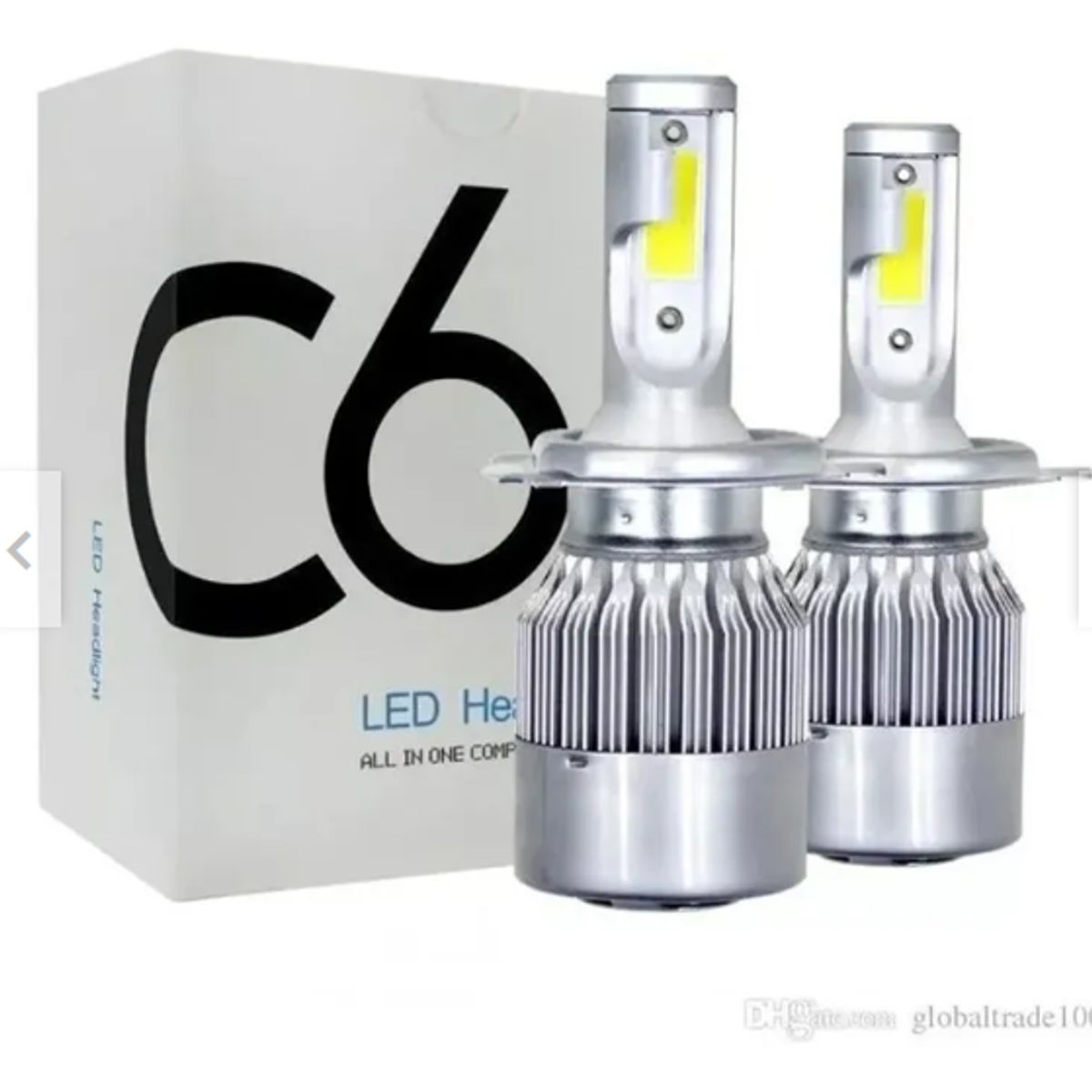 GENERICO - Kit Luces Led Para Auto H4 C6 Look Con Ventilador