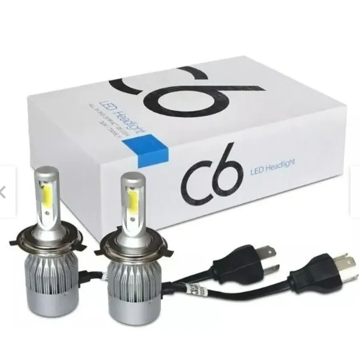 GENERICO - Kit Luces Led Para Auto H4 C6 Look Con Ventilador