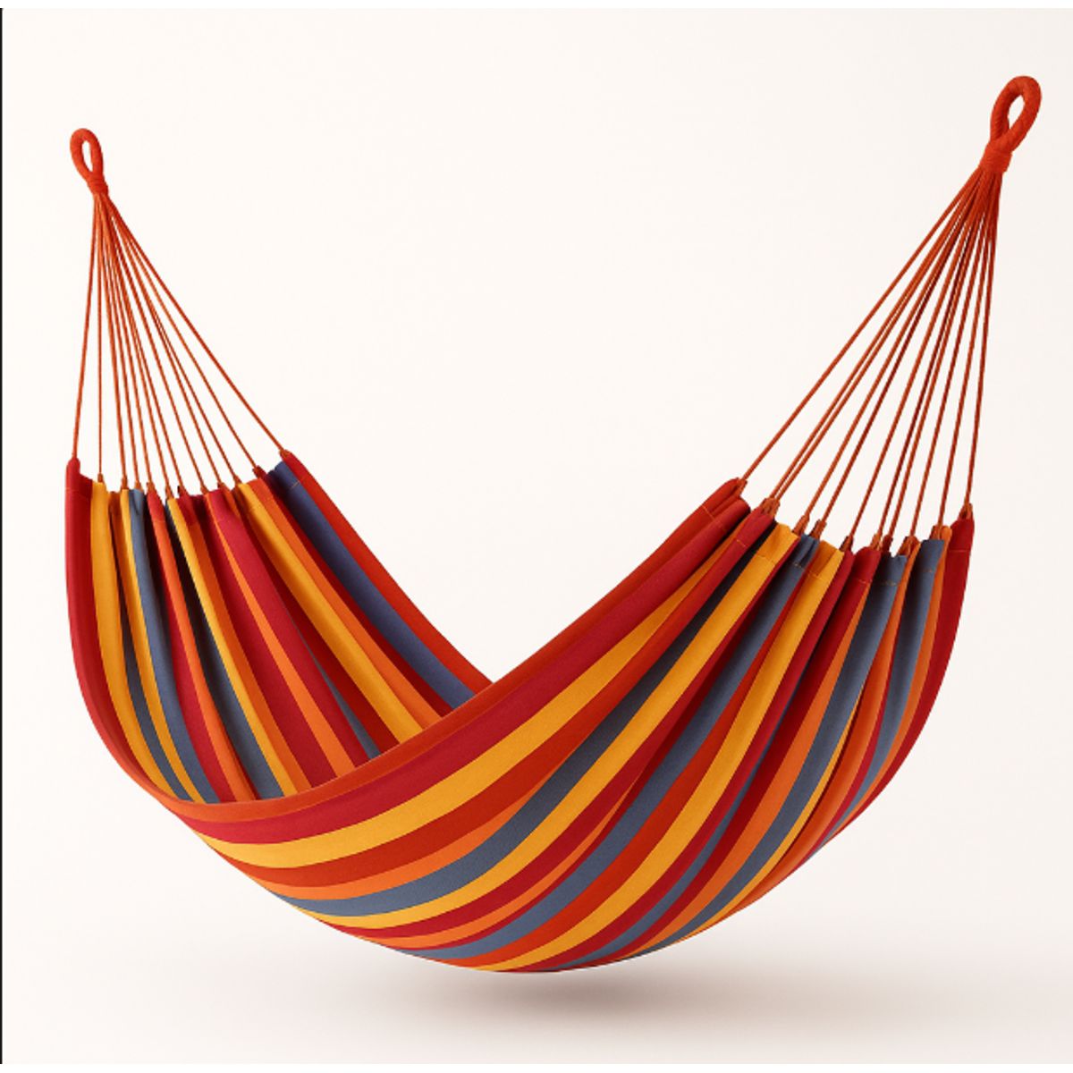 GENERICO - Hamaca Colgante 1 Plaza  Reforzada, Comoda y Perfecta para Descansar 100 kg