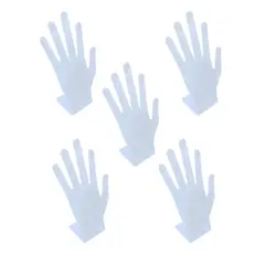 GENERICO - Pack 5 Exhibidores Transparentes Acrilicos Guantes Mitones