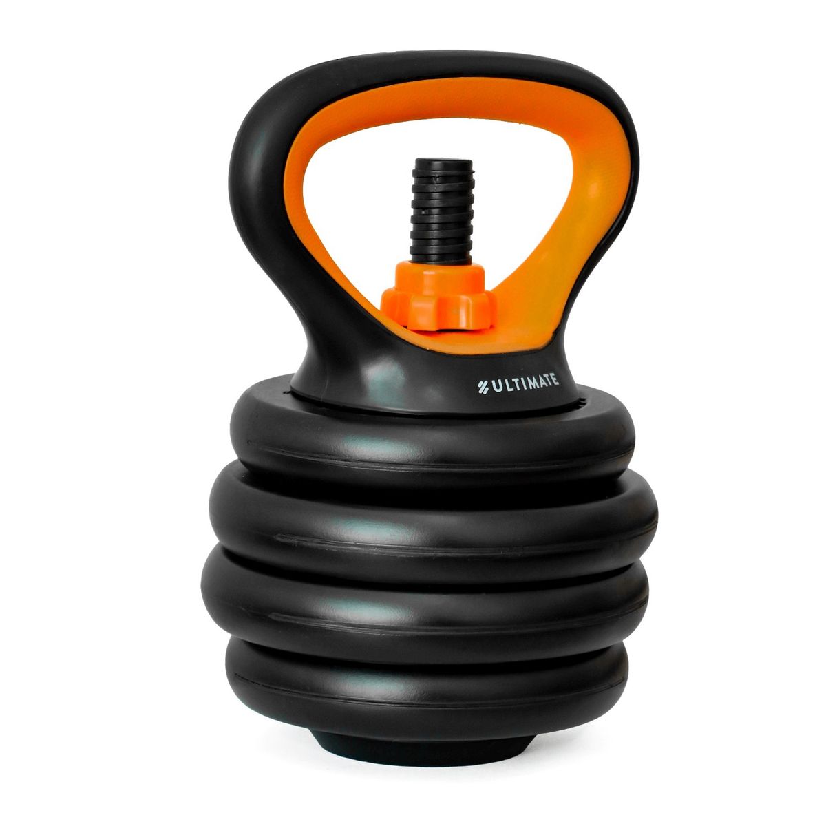 ULTIMATE FITNESS - MANCUERNA KETTLEBELL INTERCAMBIABLE 3 EN 1 MULTIFUNCIÓN 15KG