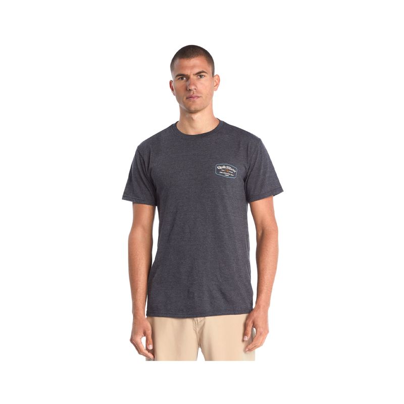 QUIKSILVER - Polera Quiksilver Into Clouds Hombre Charcoal Heather