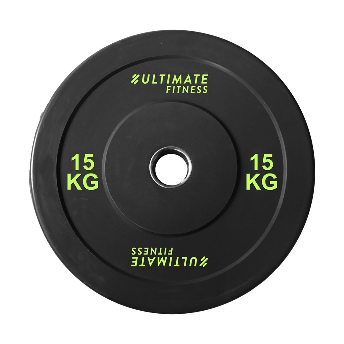 ULTIMATE FITNESS - DISCO OLÍMPICO BUMPER 15 KG