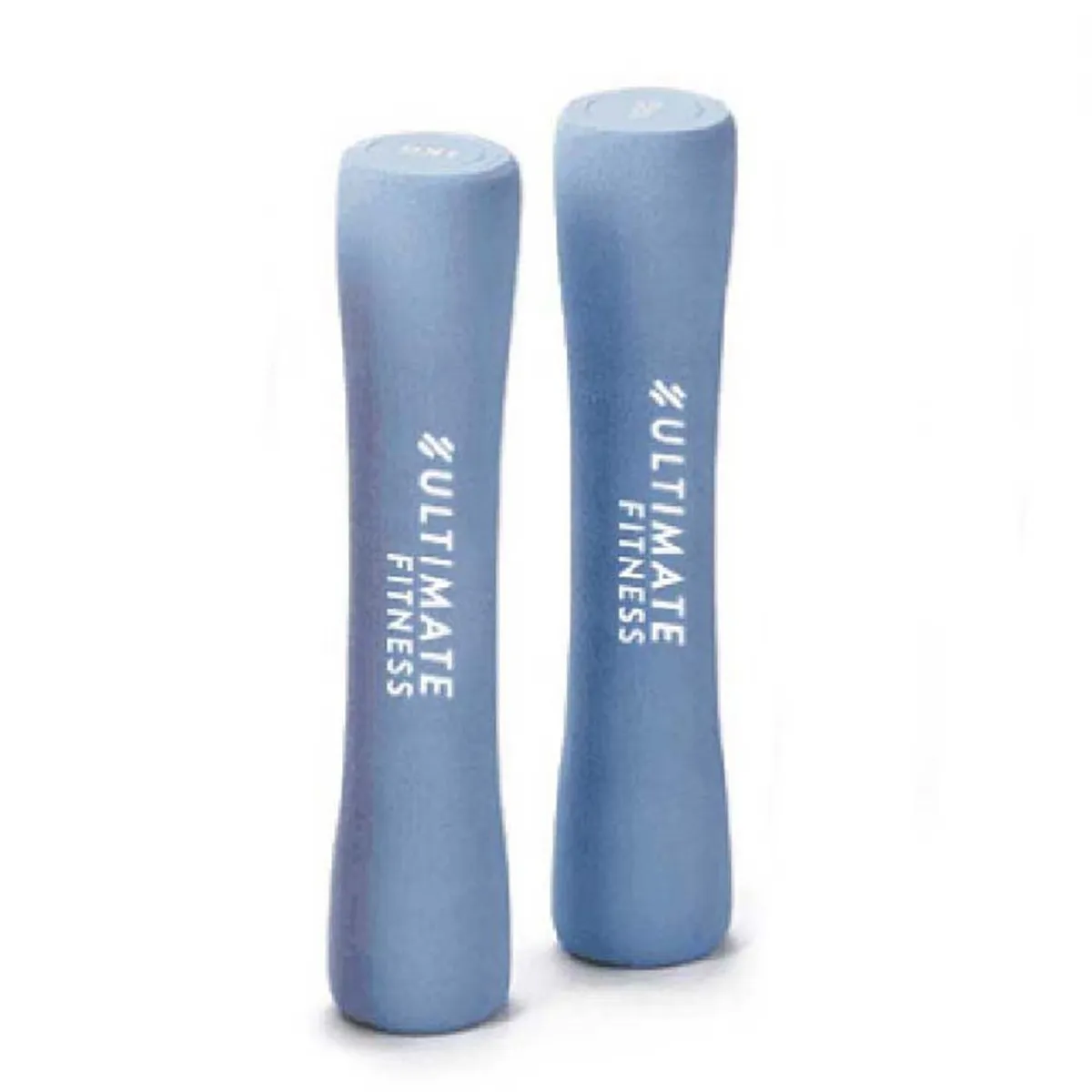 ULTIMATE FITNESS - MANCUERNAS AERÓBICAS 1KG PAR CELESTE