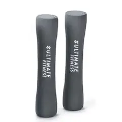 ULTIMATE FITNESS - MANCUERNAS AERÓBICAS 1KG PAR NEGRO