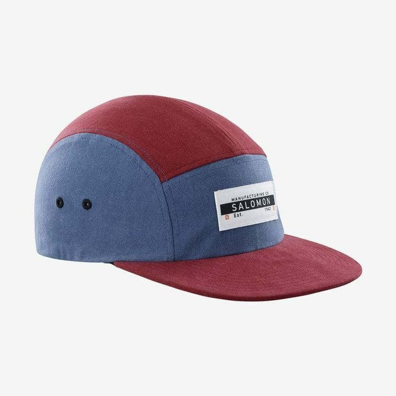 SALOMON - Jockey Five Panel Red-Blue Salomon
