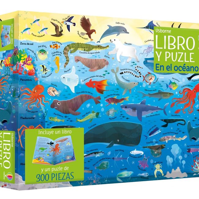 USBORNE - Y Puzzle - En El Océano (300 Piezas)