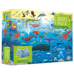 USBORNE - Libro Y Puzzle - En El Océano (300 Piezas)