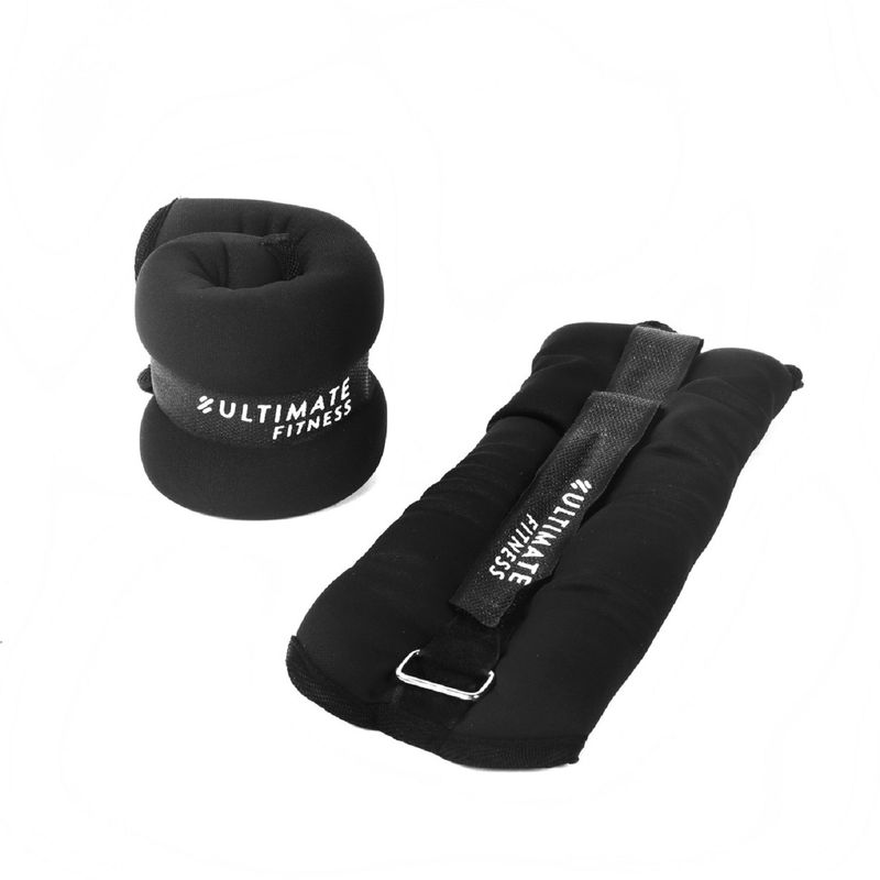 ULTIMATE FITNESS - PESAS TOBILLO / MUÑECA 1 KG (PAR)