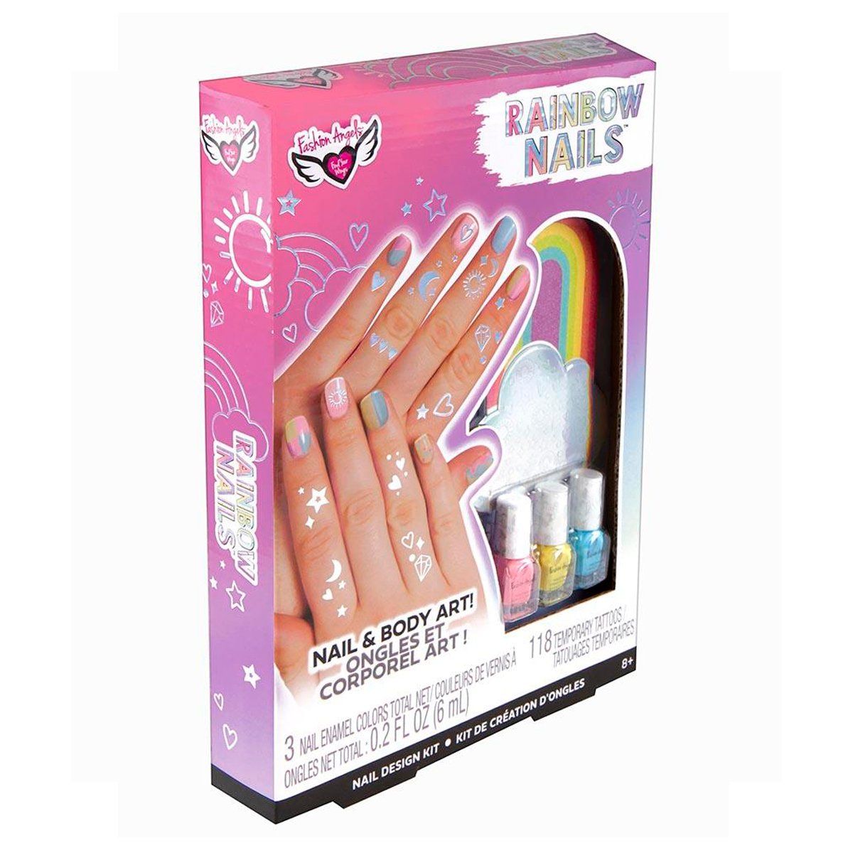 FASHION ANGELS - Diseña Tus Uñas Arcoíris Fashion Angels