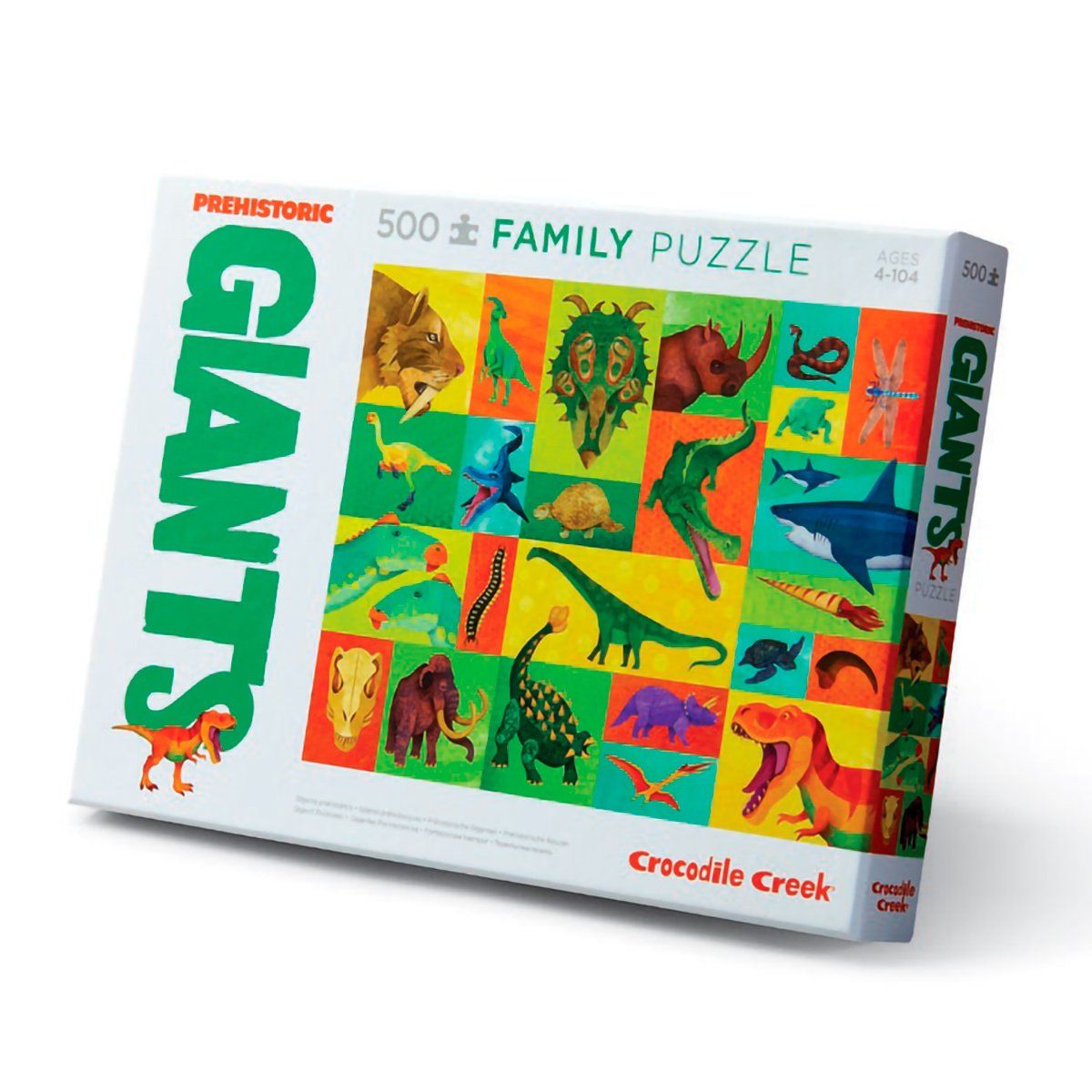 CROCODILE CREEK - Puzzle Animales Prehistóricos Crocodile Creek 500 Piezas