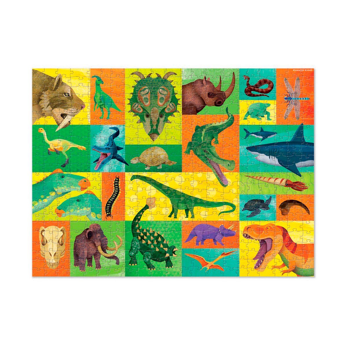 CROCODILE CREEK - Puzzle Animales Prehistóricos Crocodile Creek 500 Piezas