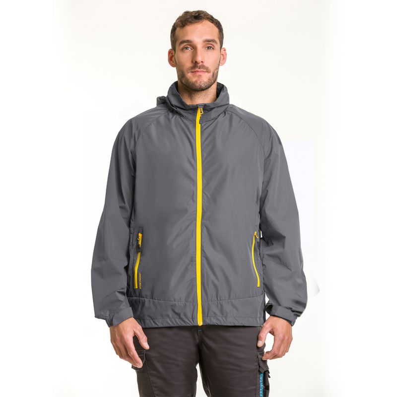 HARDWORK - Cortaviento Hw Vent Hombre Carbon Grey