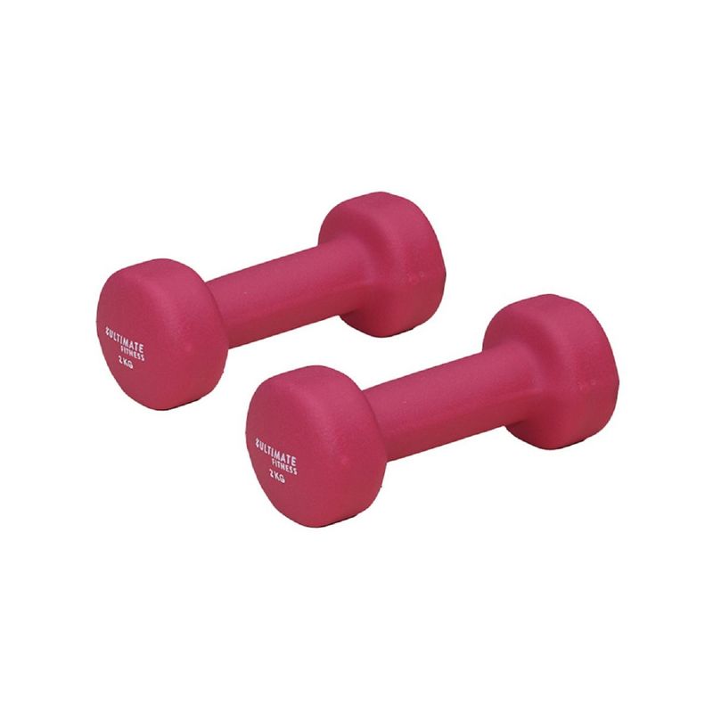 ULTIMATE FITNESS - MANCUERNAS NEOPRENO 2 KG (PAR)