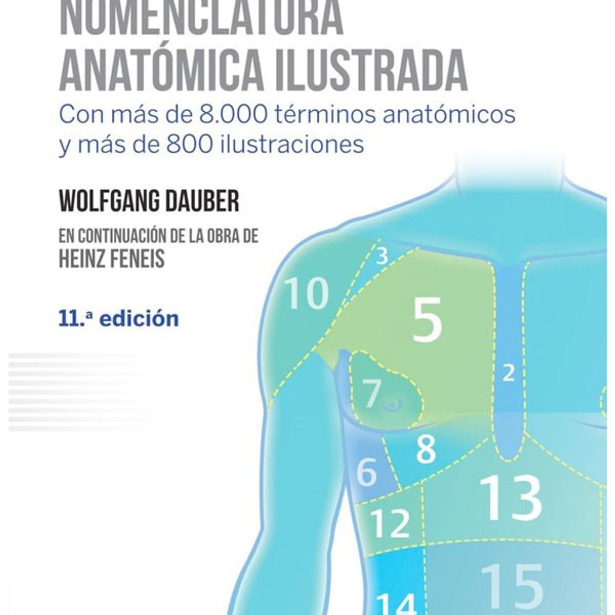 EDITORIAL MEDITERRANEO - Libro Nomenclatura Anatomica Ilustrada 11ed.