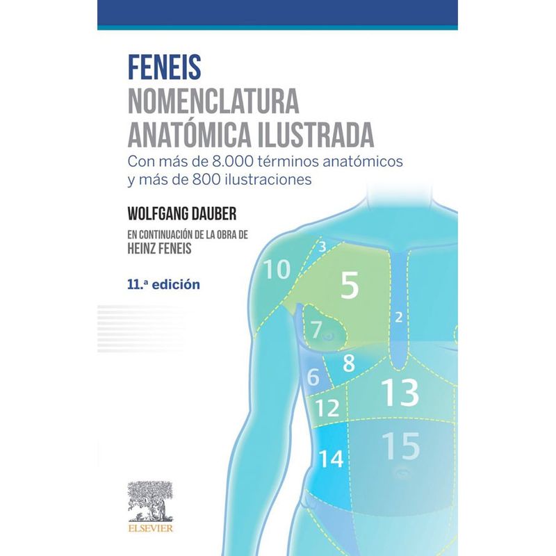 EDITORIAL MEDITERRANEO - Libro Nomenclatura Anatomica Ilustrada 11ed.