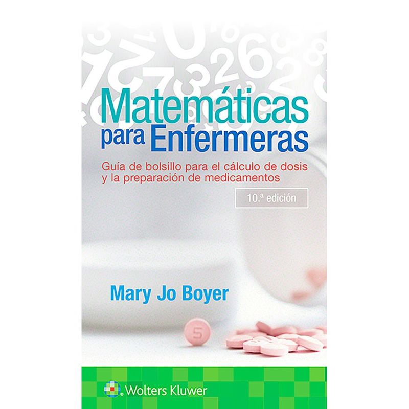 EDITORIAL MEDITERRANEO - Libro Matematicas Para Enfermeras 5ed.