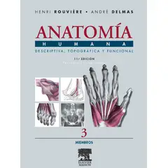 EDITORIAL MEDITERRANEO - Libro Anatomía Humana 3 11e: Miembros