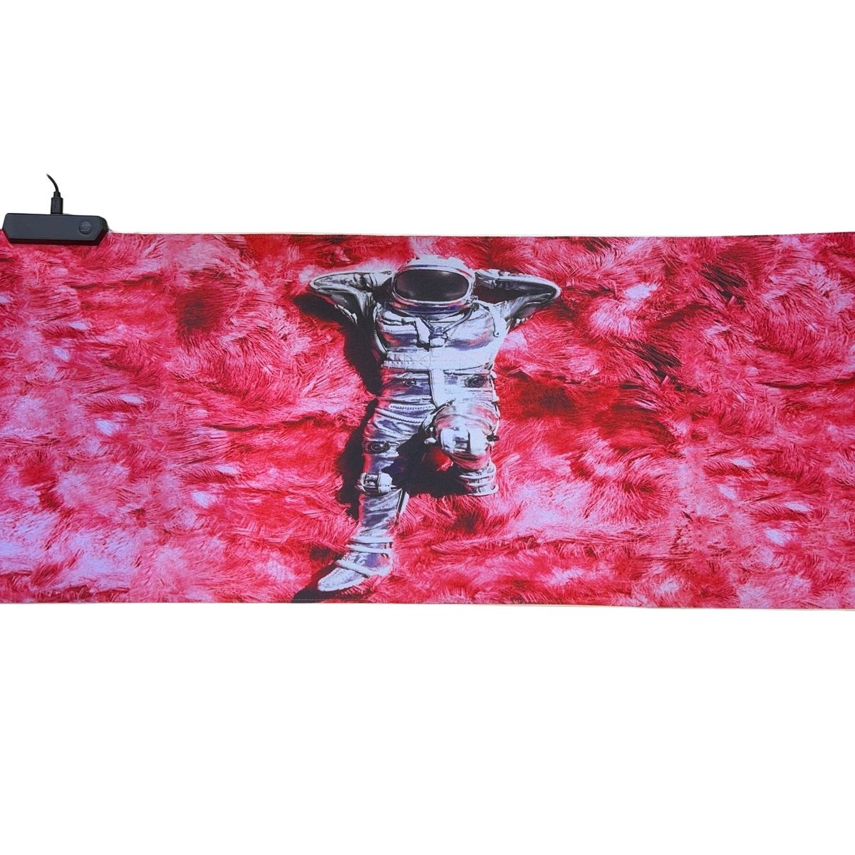 GENERICO - Mousepad Gamer Iluminación Led RGB USB 80X30cm Fibra Ultra Fina 14 Modos Iluminación