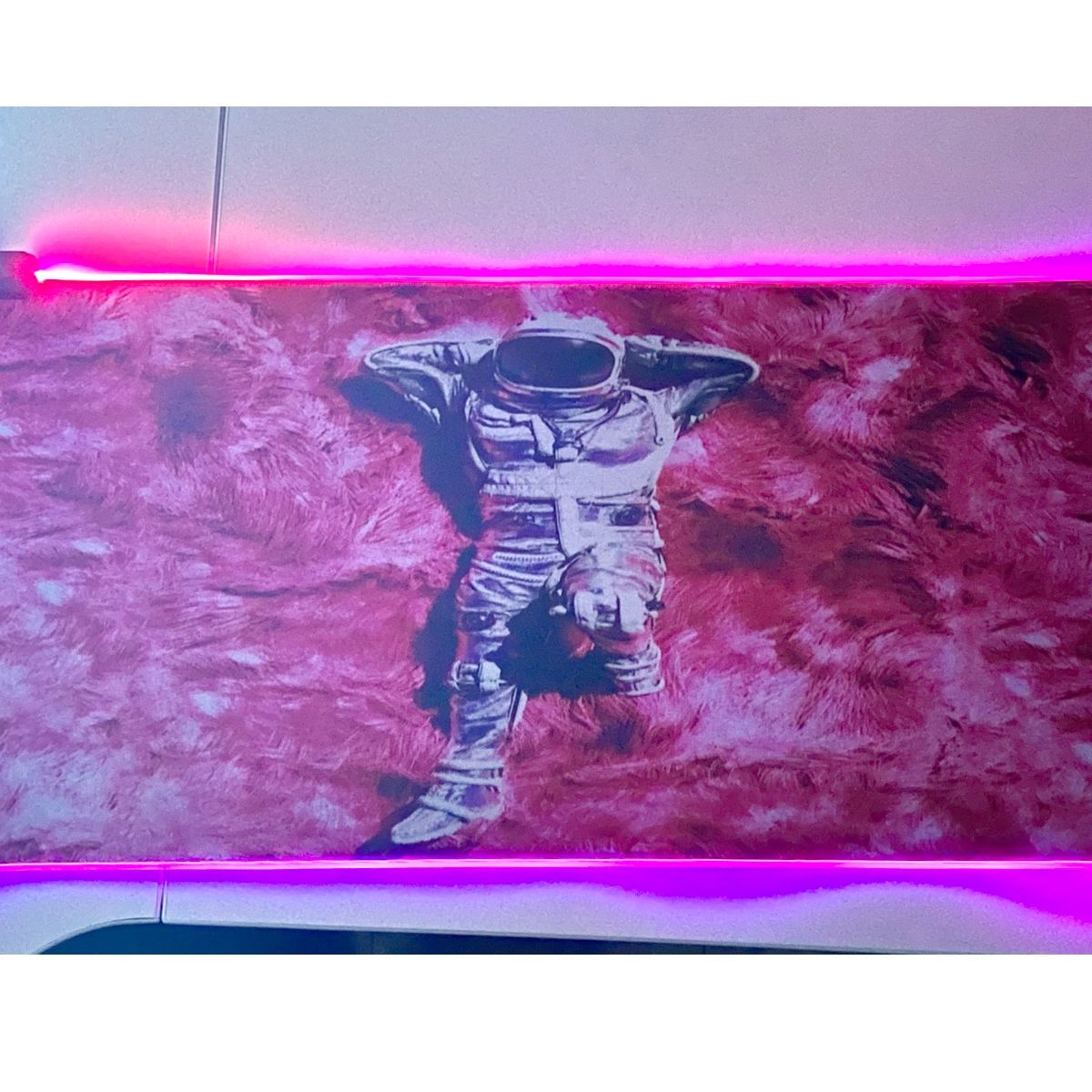 GENERICO - Mousepad Gamer Iluminación Led RGB USB 80X30cm Fibra Ultra Fina 14 Modos Iluminación