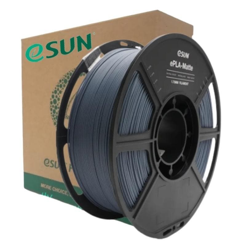 ESUN - Filamento 3D Pla Mate Esun 1kg 175mm Gris - Filamentos